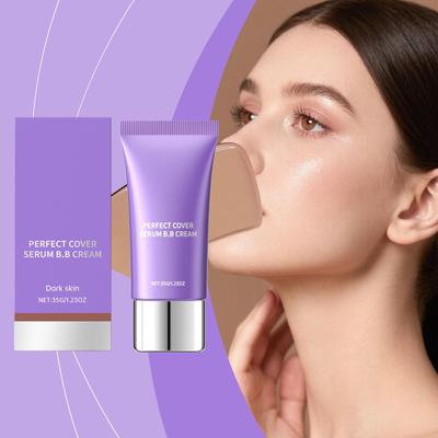 Deep Tone Hydrating BB Cream - Natural Matte Finish for Dry Skin