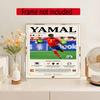 Lamin Yamal Customize Text Diamond Painting Round Diamond Mosaic Suitable For Beginners Diamond Painting Rhinestones Gift Frameless