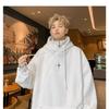  Fleece Lined Zip Up Hoodie Men's Oversized Warm Sweatshirt Winter Casual Jacket