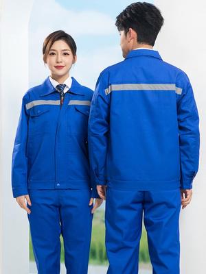 Pánská sada pracovního oblečení s dlouhým rukávem - Odolná ochrana při práci pro dílnu a autoopravnu. Ideální na jaro a podzim.