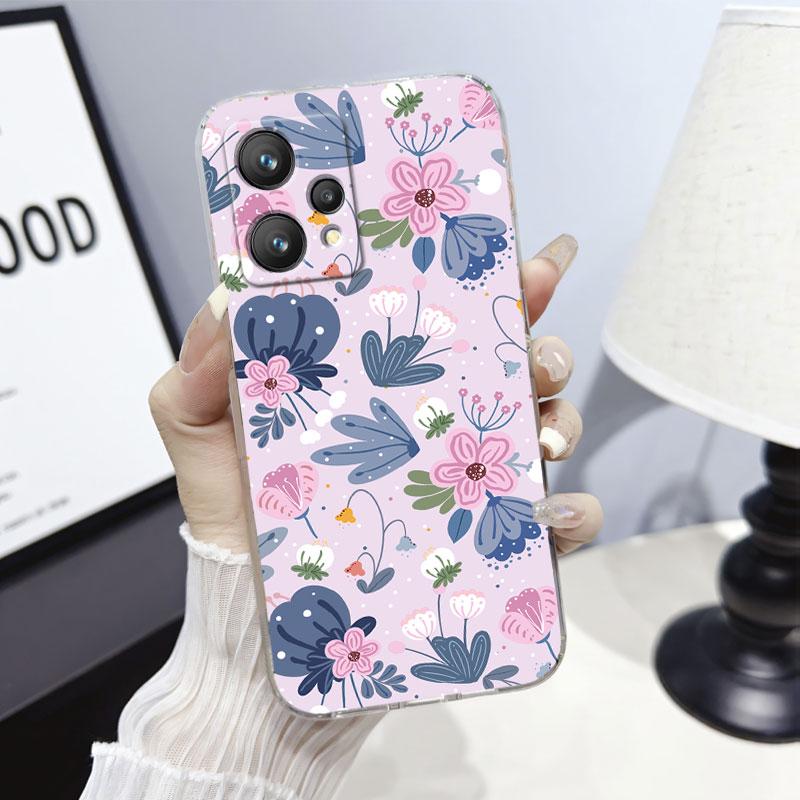 For Realme Narzo 50A N55 50A Prime 30A 50 4G Case Cover For Narzo 30 5G Marble Clear Soft Silicone Phone Case Fundas Cat Capa
