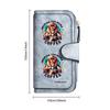 Lion Print Coffee Lover Fashion Long Wallet
