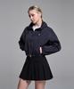 Downblow Damen Sport Windjacke Crop Kapuzen Windbreaker Dbc 1807M