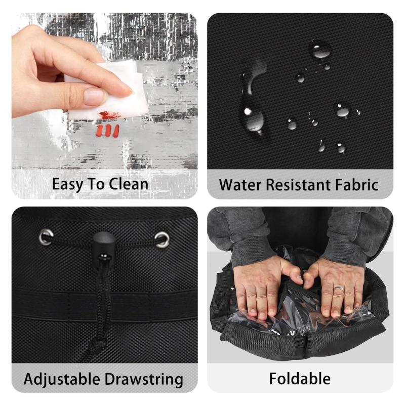 Barber Travel Bag Heatproof Hair Tools Storage Spacious Makeup and Shower Organizer Professional Hairdresser Accessory