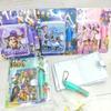 Student Reward Mini Notebook Demon Hunters Animation Design with Ballpoint Writing Tool Travel-Friendly Pocket Small Stationery Present