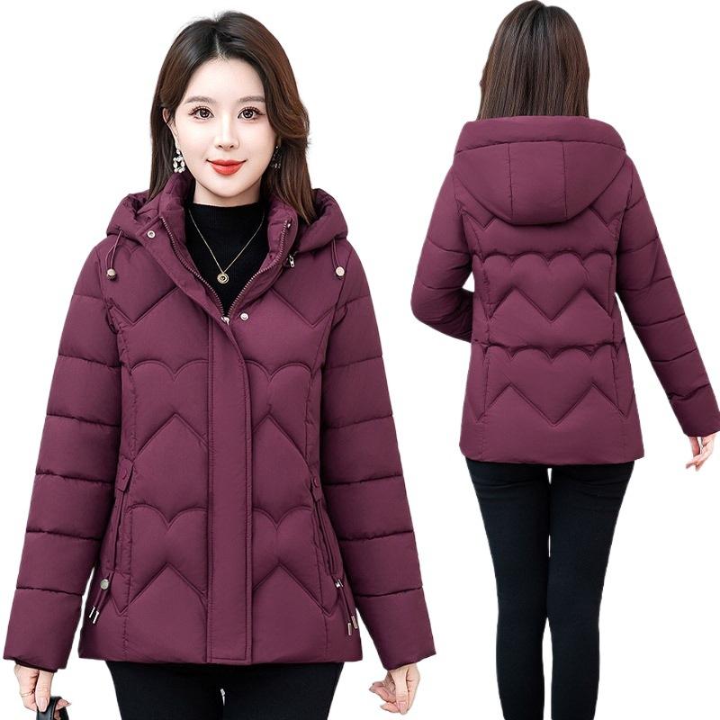 Medium and long thickened loose cotton clothes large size jacket winter bread clothes women's new cotton clothes Cang
