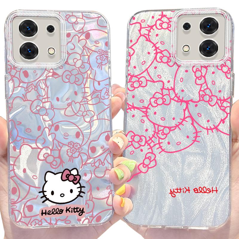 Sanrio Hello Kitty Camlet Case for Xiaomi Redmi Note 13 12 Pro Plus 12S 11S 5G 11 10 9 4G 13C 12C 10C 9C A3 A2 A1 Hard Cover