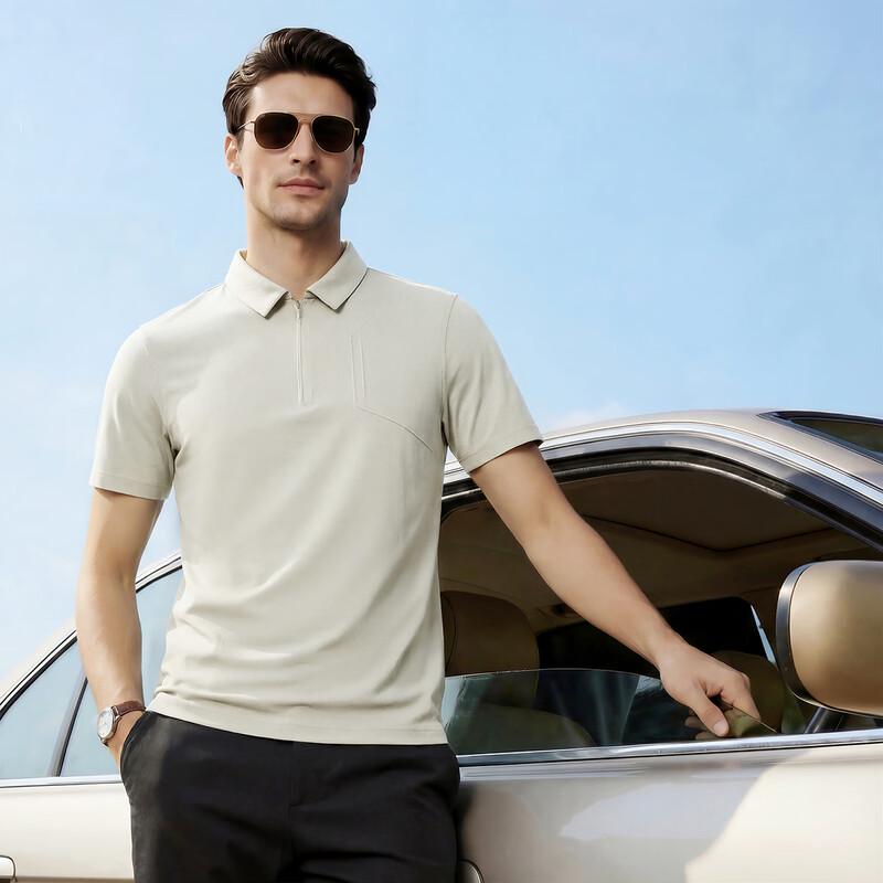 JEEP Men s Short Sleeve Breathable Casual Polo Shirt 5XL