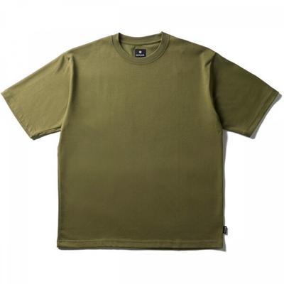 Snow Peak New STandard Back PrinTed Logo T shirT Mens cuT   Sewn Olive M Nsd Ts 25au004