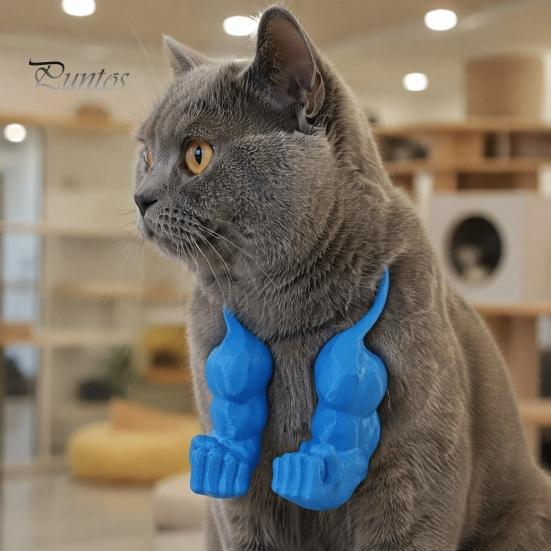 Costume Accessories for Pets Cat Muscle Arms, Hilarious 3D Printed Muscular Pet Shoulder Attachment Feline Cosplay, Fun Photo Props Superhero