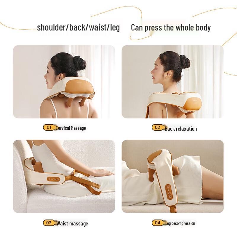 Little Bear Cervical Neck & Shoulder Massager CN Plug (adapter Included)