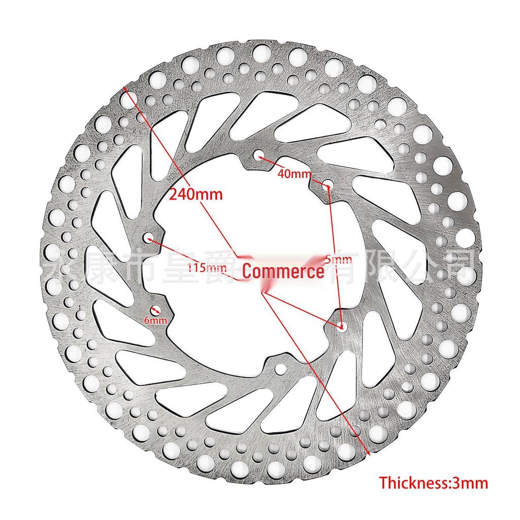 Compatible with Honda CR125, CR250, CRF250, CRF450 X/R Front and Rear Brake Rotors.