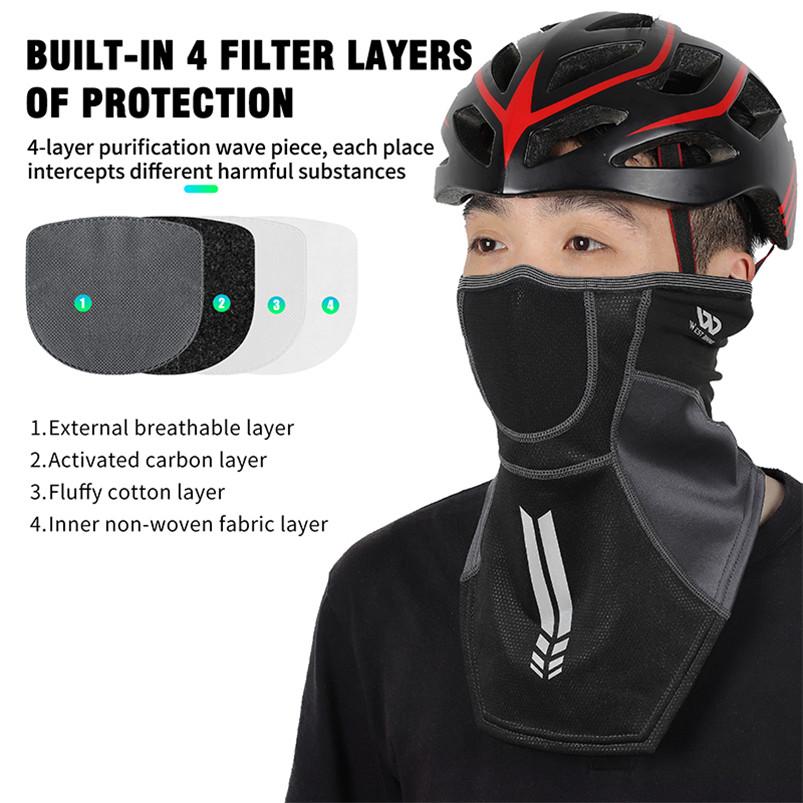 Buy Neck Warmer Dustproof Winter Cycling Face Mask Cold Weather Running For Riding Skiing 1Pc at