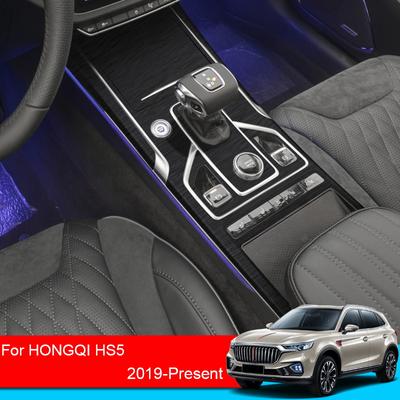 Auto Interieur Sticker Voor HONGQI HS5 2019-2025 Raampaneel Sticker Binnendeur Versnellingsbak Dashboard Folie Auto Accessoires