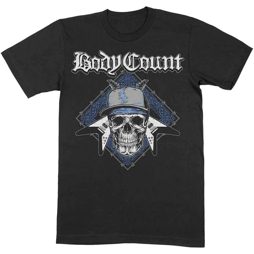 Body Count T Shirt Attack Band Logo Official Mens Black M 2XL