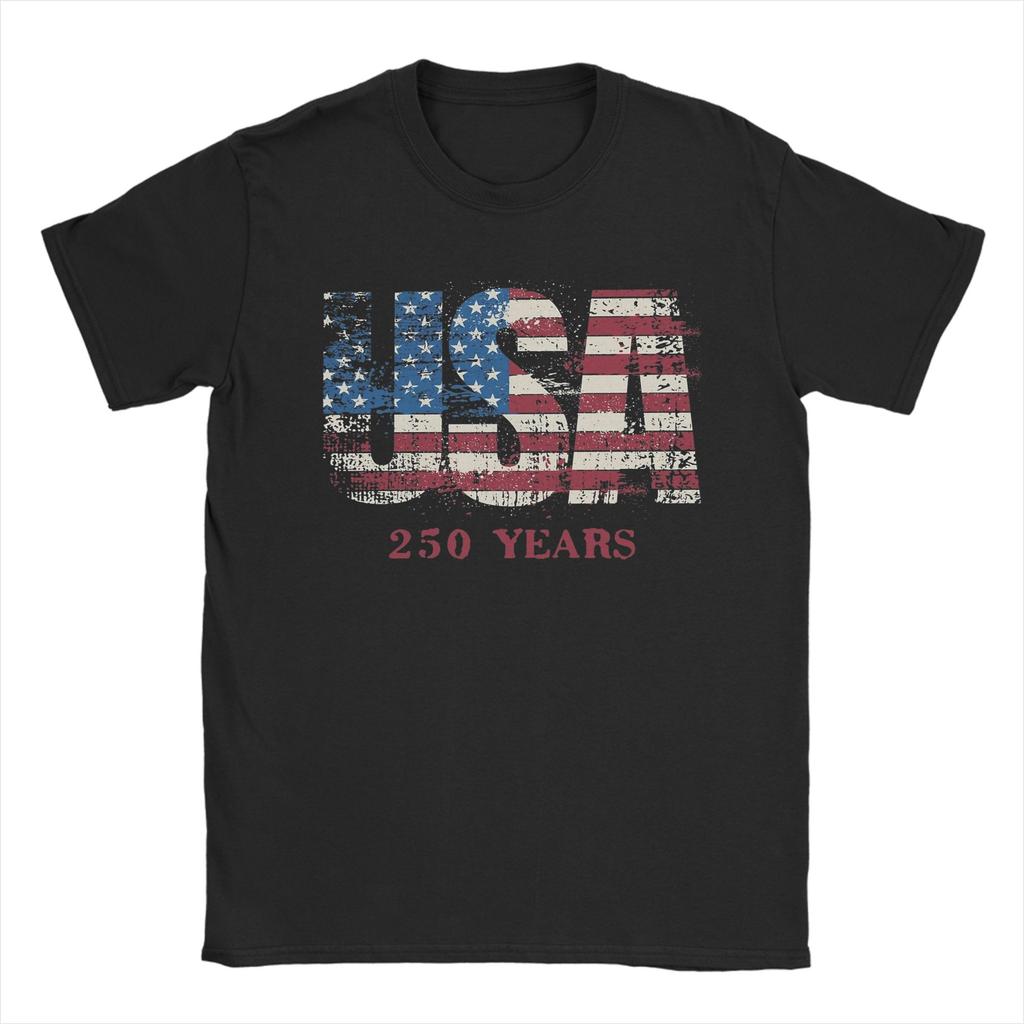 Unisex Women 250 Years American Anniversary Shirt 100 Cotton Graphic Printed TShirt  Clothing Outfits