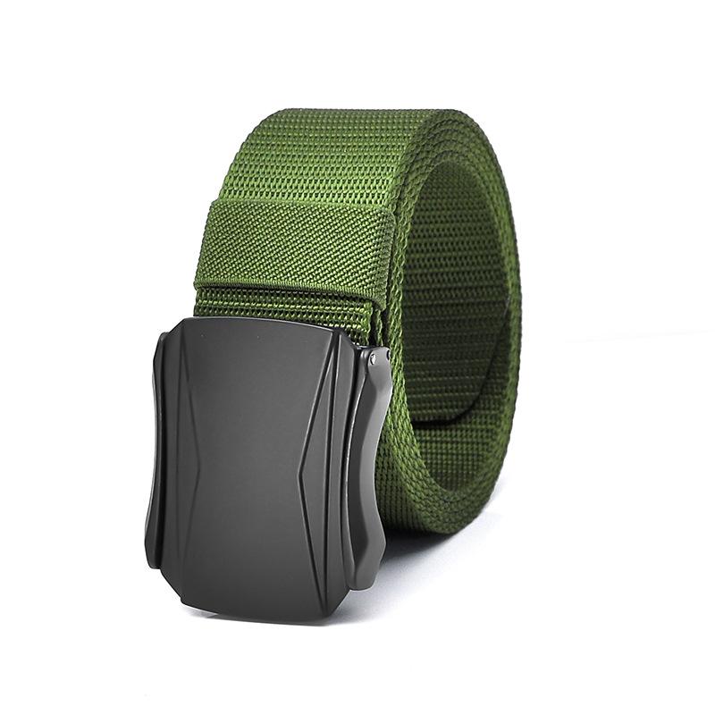 New Alloy Outdoor Tactical Nylon Belt Workwear Men's Trouser Belt Training Sports Elastic Belt Tide