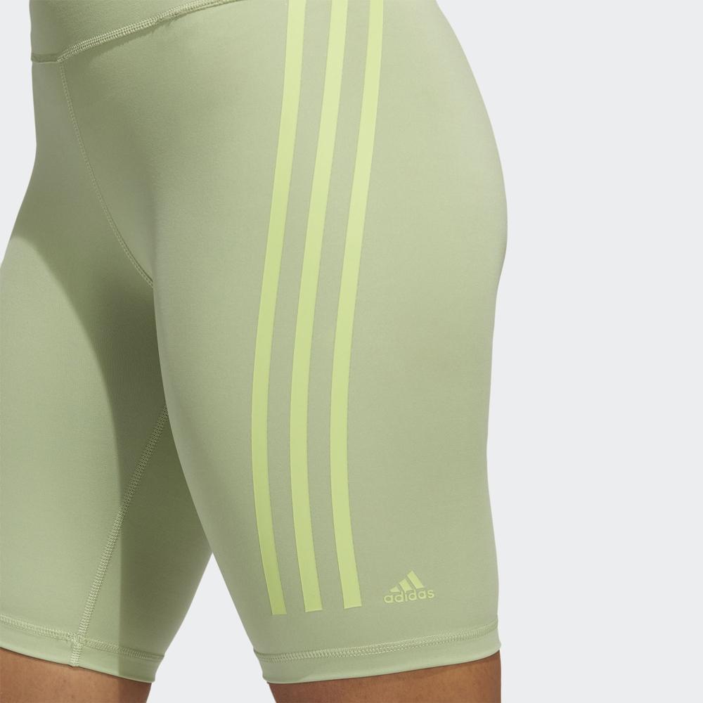 Adidas Legginsy treningowe z bocznym paskiem Damskie Spodnie Zielone HD4471
