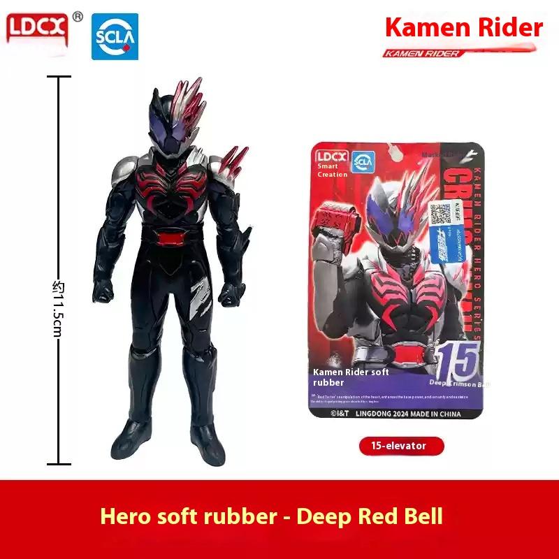 New Cool Fashionable Masked Rider Soft Rubber Action Figures Fashion Playthings Desktop Ornament Boy Surprise Gifts Collectable Models