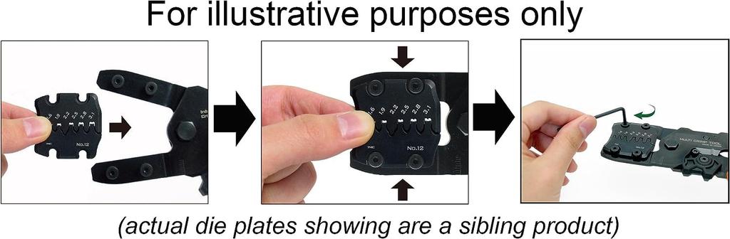 ENGINEER Replacement Dies for PAD-11-13 (PAD-13S)