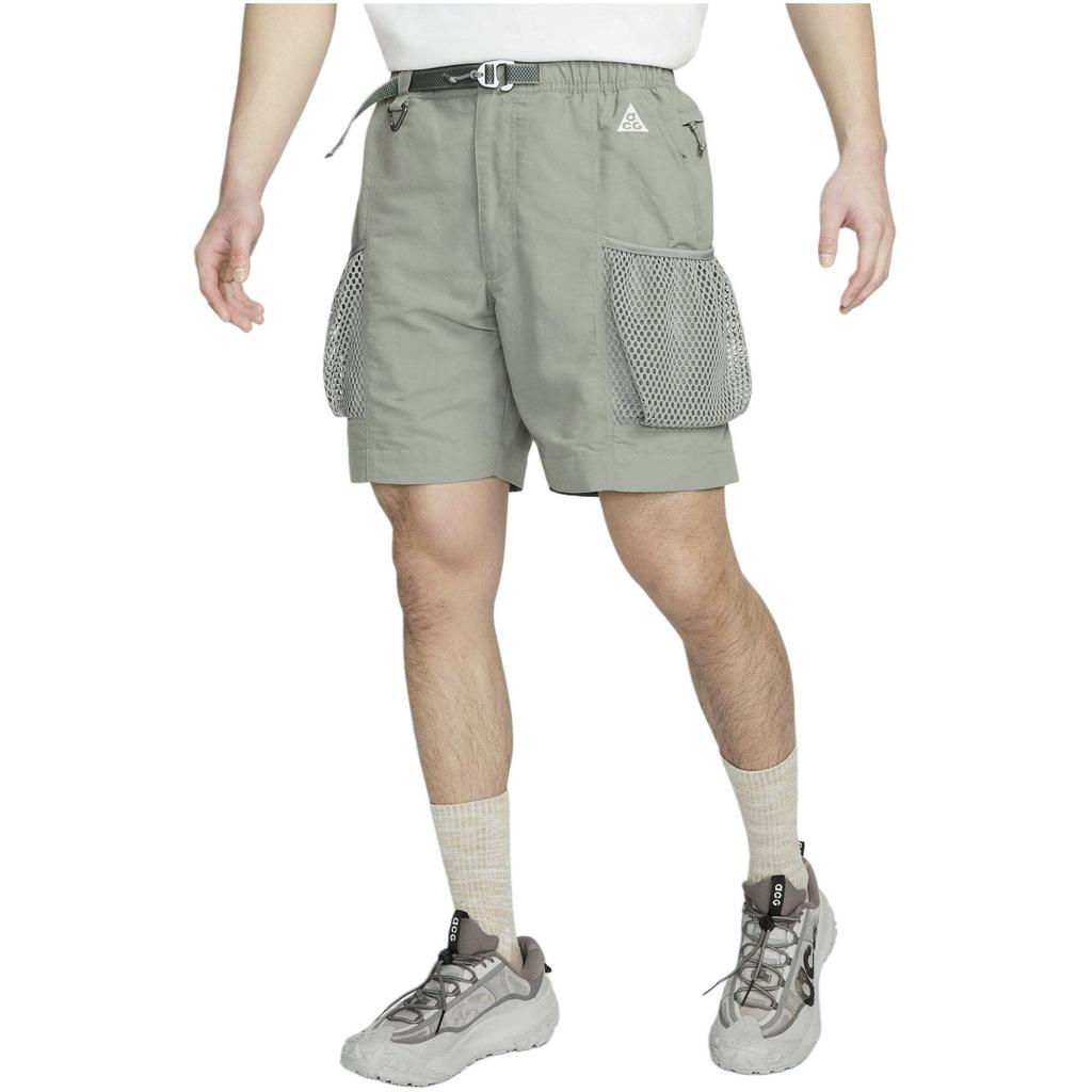 Nike ACG Cargo Pocket Sports Loose Breathable Casual Shorts Men Bottoms Gray Green DV9406-053