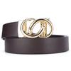 High-End First-Layer Cowhide Belt Men'S Belt Automatic Buckle Pure Cowhide Simple Casual Business Men'S Belt