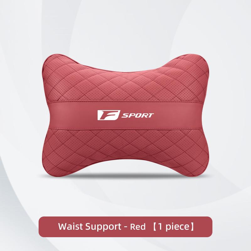 

Nappa Leather Car Headrest Neck Pillow Waist Cushioning For Lexus F-SPORT ES RX NX LS UX LM LX GX LC RZ IS CT GS RC HS SC TX LBX