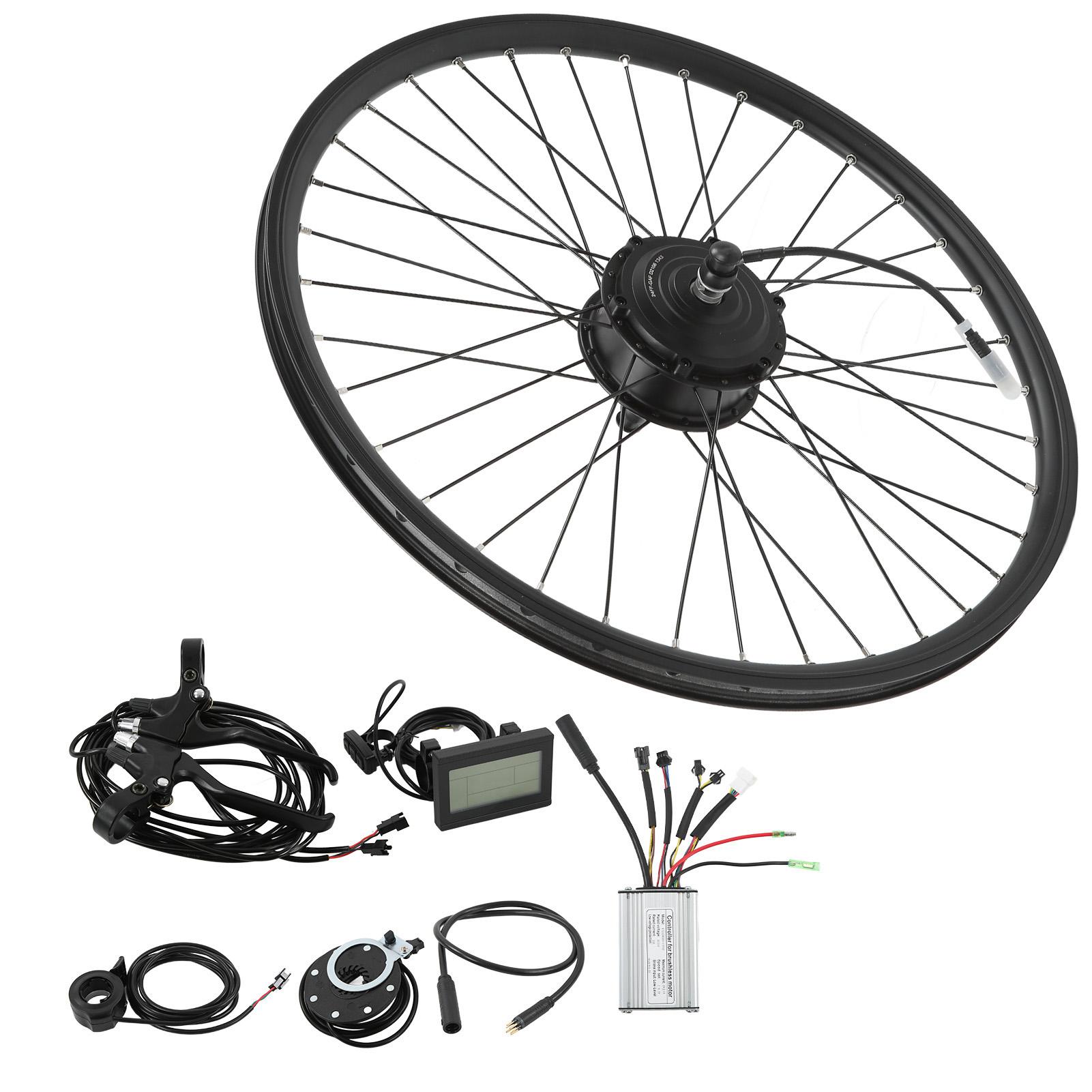 

Водонепроницаемый 26-дюймовый комплект для переоборудования мотор-ступицы переднего колеса велосипеда 24 В 250 Вт контроллер мотора LCD3