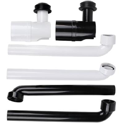 Sifón de lavabo ajustable 1/4 de pulgada Ahorro de espacio Trampa de desagüe de fregadero Trampa de desagüe de fregadero Extremo de tubería de drenaje de baño Duradero