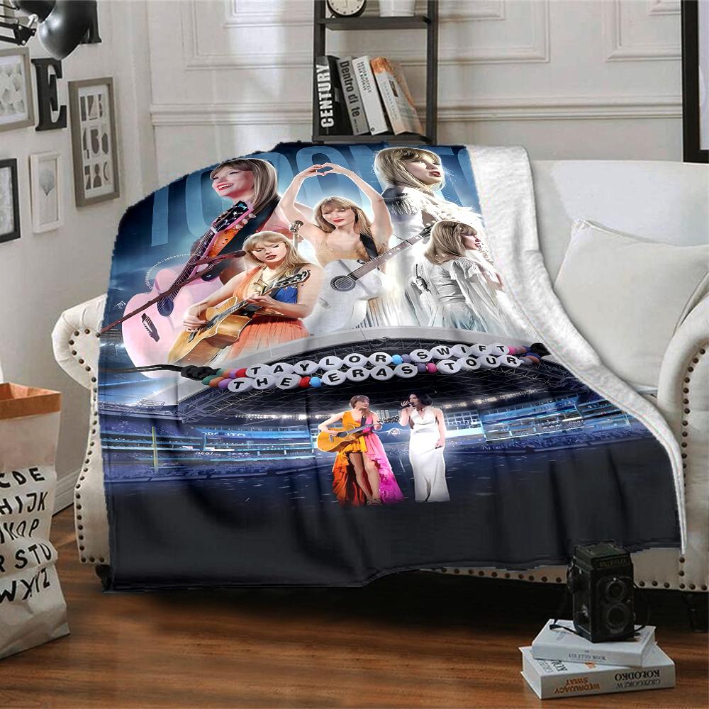 1pc Taylor Swift2 Blanket, Gift, for Men and Women, Soft Blanket, Good for Sofa Bed Couch Travel, Lightweight Flannel Blanket