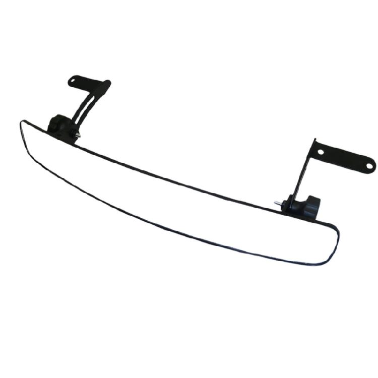 Wide View Rear View Mirror For Golf Carts With hard Plastic Frame And Transparent Glass