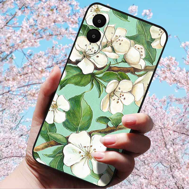 For Samsung Galaxy S25 Edge 3D Relief Flower Emboss Soft Silicone Back Cover Case for Galaxy S25 Edge 5G 3D Relief Case S25 Edge