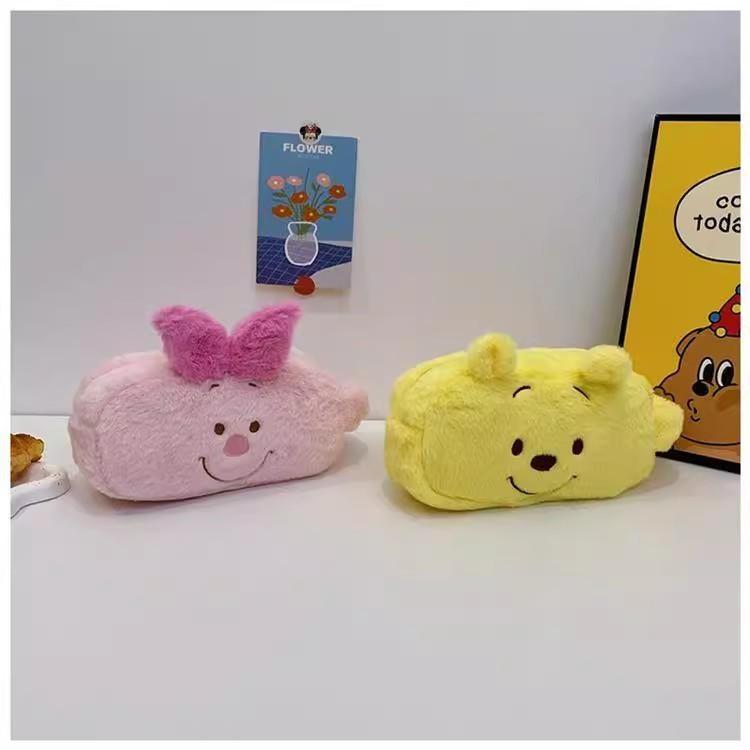 Meine Freunde Tigger Pooh Cartoon Plüsch Federmäppchen Weiches Material Niedliches Tierdesign Für Kinder Schulbedarf
