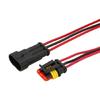 2PCS 18AWG Motorcycle And Car Electrical Connector 1-6Pin Wire Plastic Electrical Terminal Quick Connection