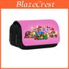 Mario Double Layer Pen Bag With Large Capacity For Students School Supplies Organizer
