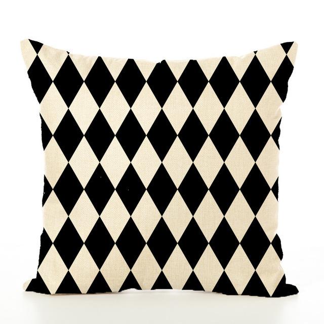 Design Nordic Style Pillows for Home Fabric Living Room and Home Use Retro