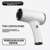 Wireless Rechargeable Hair Dryer Portable Hot And Cold Wind Hair Dryer For Outdoor Travel Tw