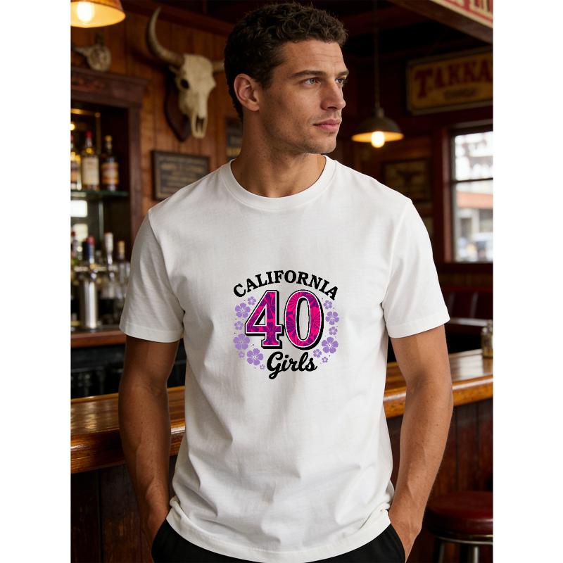 Одежда, Модная Персонализированная Цифровая Печать, Короткий Рукав, Летняя, Легкая, Дышащая XXL белый