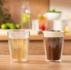 BODUM® COPENHAGEN Double-Walled Glass Tumbler, 400ml, Set of 2. Features: Insulated, double-walled construction, heat-resistant glass, microwave, oven