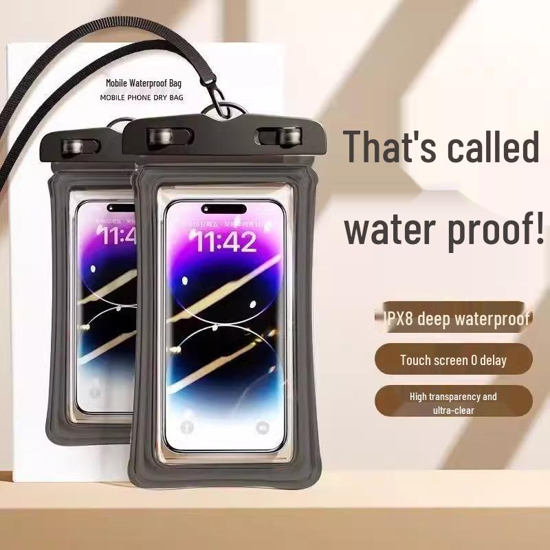 Three-Pack 0.01 Waterproof Phone Bags for Underwater Use