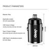 USB Type-C Car Lighter Fast Charging Charger Adapter Accessories For Jeep Grand Cherokee Wrangler JK Gladiator Compass Renegade ANQ1