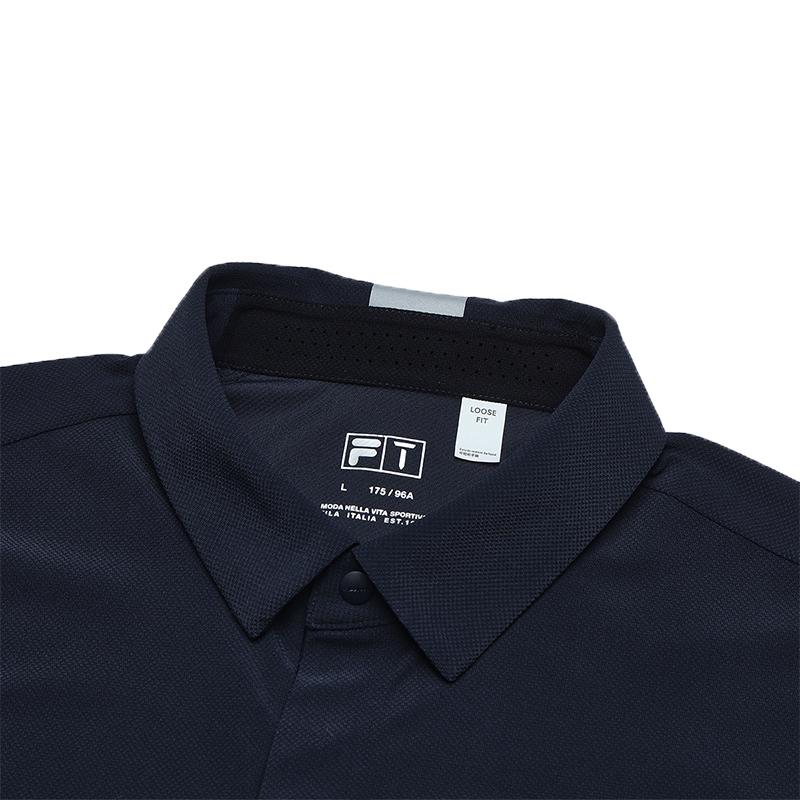 New FILA Polo Shirt Men's Tide Blue A11M435126FDB