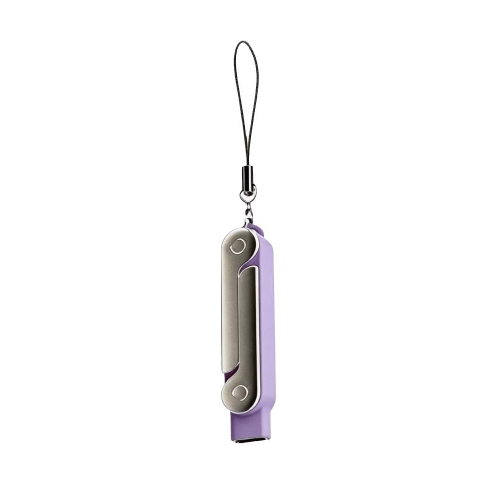 

Detachable Data Cable Converter Foldable Cable Stand Durable Charging Cable Adapter фіолетовий