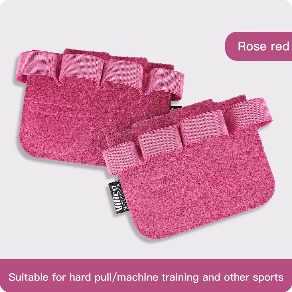 Powerlifting Gym Gloves Breathable Horizontal Bar Booster Gloves Weightlifting Leather Palm Guard Fitness Gloves For Men Women