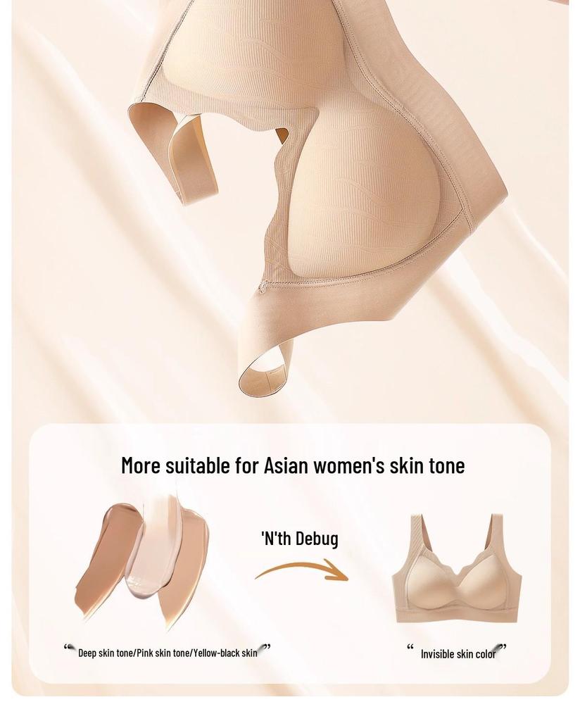 Seamless Anti-Gravity Plus Size Wire-Free Support Bra