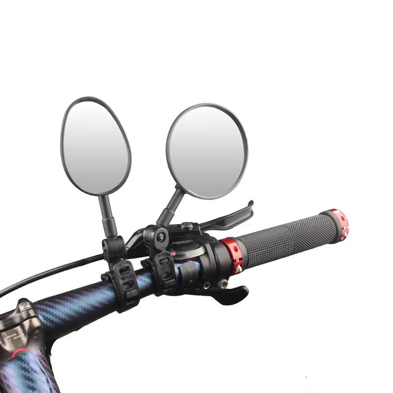 1/2PC Bike Mirror 360 Degree Adjustable Rotatable Handlebar Mirror Wide Bycicle Accessories Cycling Rear View Mirror Accesorios