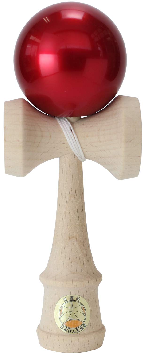 

Кендама для соревнований, сертифицированная Японской ассоциацией кендама Озора Премиум Прозрачный красный, Сделано в Японии (ОЗОРА КЕНДАМА)