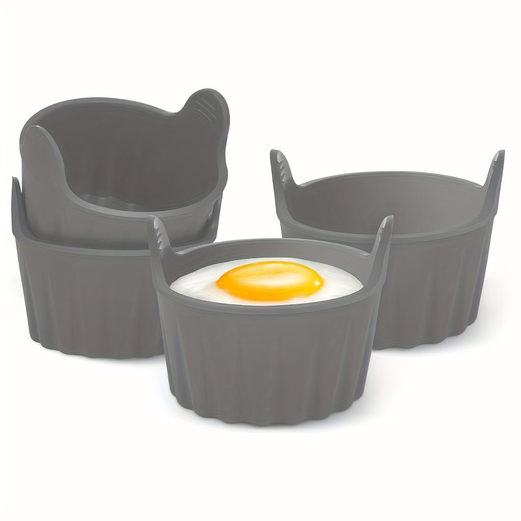 Non-Stick Baking Molds for Air Fryers and Steaming – Effortless Release for Eggs and Cupcakes – Reusable and Dishwasher Friendly,for Muffins, Custards