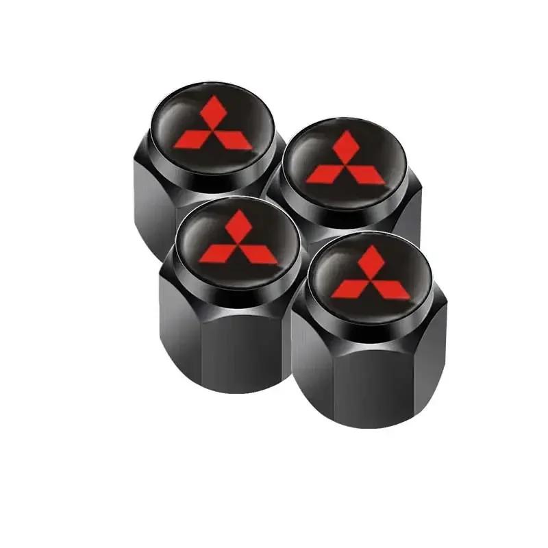 Alloy Car Wheel Tyre Tire Valve Stem Caps with Wrench For Mitsubishi Ralliart ASX Lancer Pajero Outlander Galant Mirage Colt