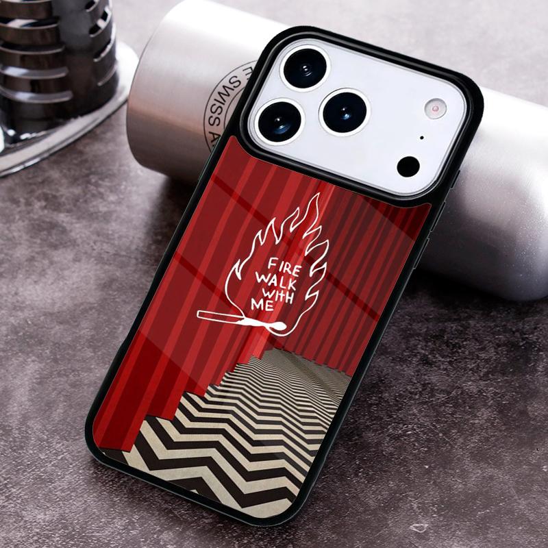 Fire Walk With Me Twin Peaks Phone Case for iPhone 17 16 15 Pro Max Air 14 13 12 11 Plus Shockproof Cover
